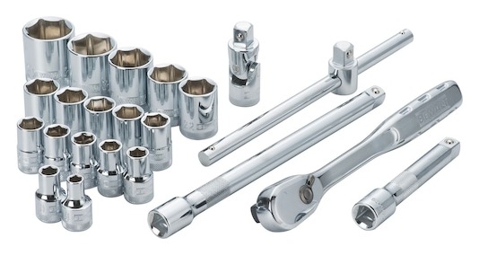 1/2 in. 6-Point Socket Set (22 pc.)