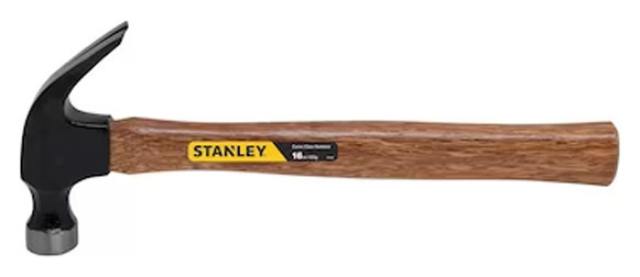 10 oz Curved Claw Wood Handle Hammer