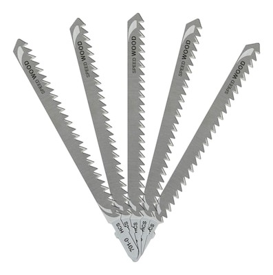 100mm T- Shank HCS Jigsaw Blade Wood (T301DL) (5 Pk)