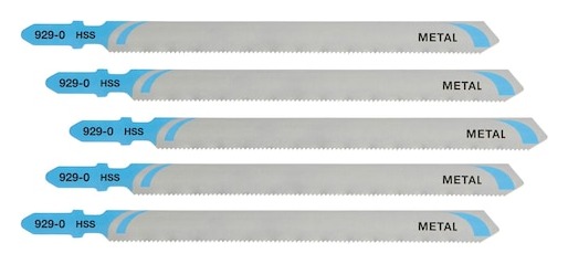 108mm T-Shank HSS Jigsaw Blade Metal (T318A) (5 Pk)