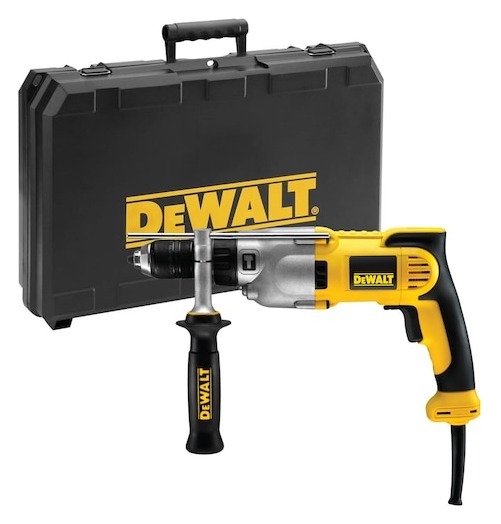 1100W 13mm 2-Speed Pistol Percussion Drill