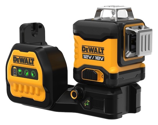 12V/18V XRÃ‚Â® 3 X 360 Green Cross Line Laser (Tool Only)