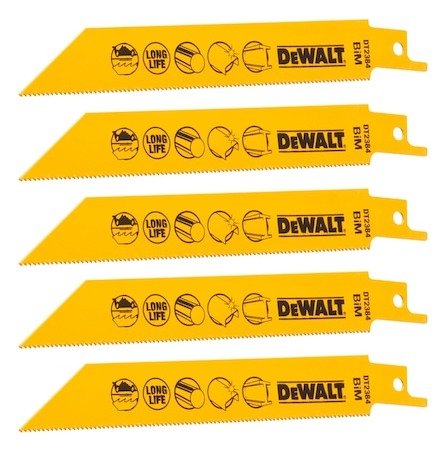 152mm 18 TPI (Metal) Bi-Metal Reciprocating Blade (5 Pk)