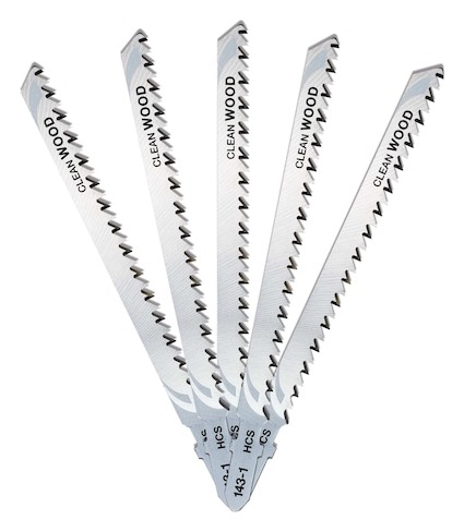 87mm T-Shank HCS Jigsaw Blade Wood (T301CD) (5 Pk)