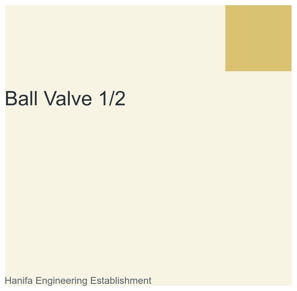 Ball Valve 1/2in