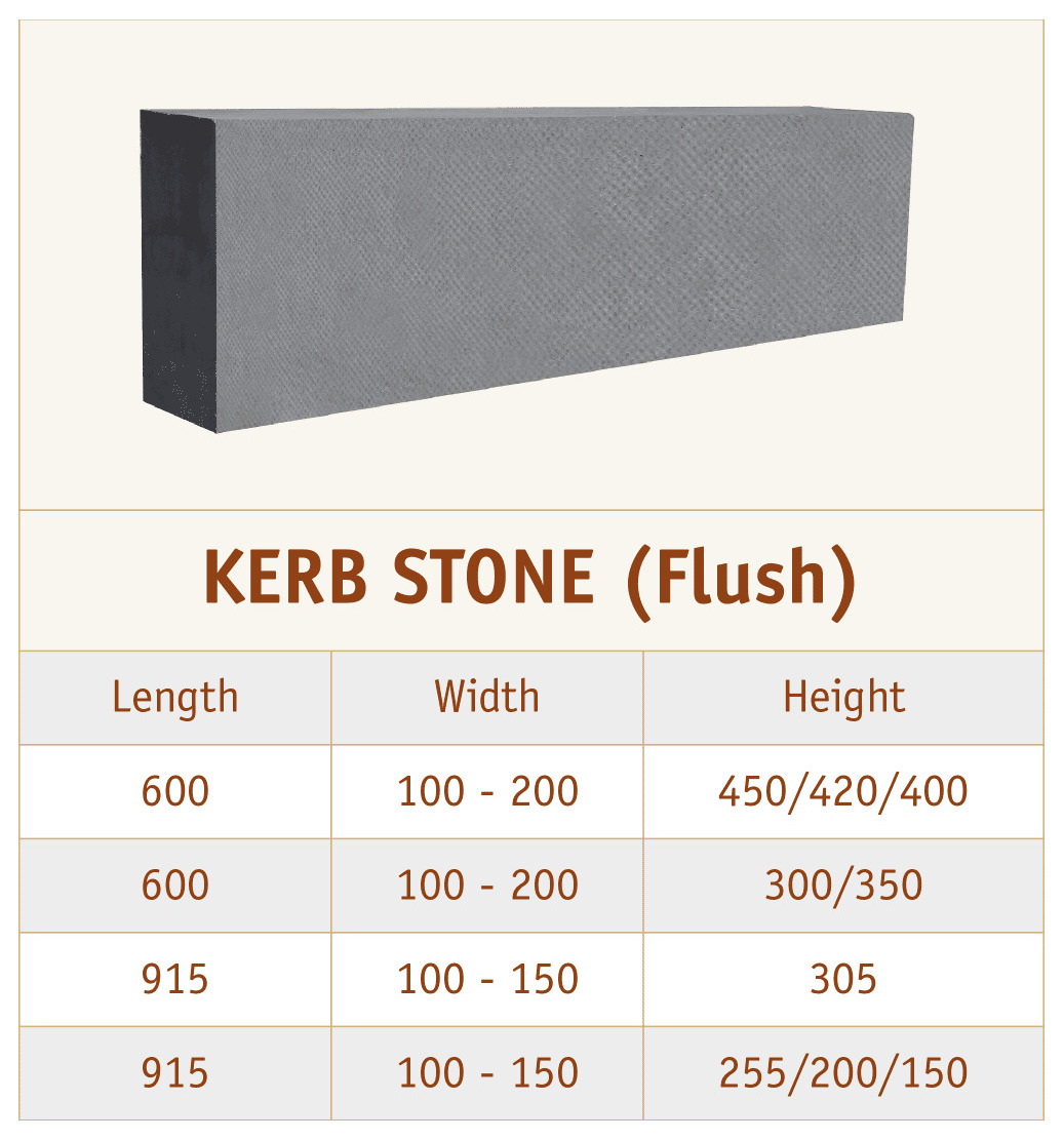 Concrete Kerbstone 100x200x400mm