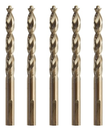 ELITE 11.5mm x 142mm HSS-E Cobalt Alloy Steel Metal Drill Bit (5 Pk)