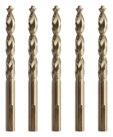 ELITE 11mm x 142mm HSS-E Cobalt Alloy Steel Metal Drill Bit (5 Pk)