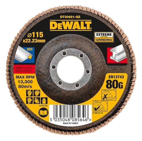 EXTREME 115mm 80G T27 Zirconium Oxide Flap Disc