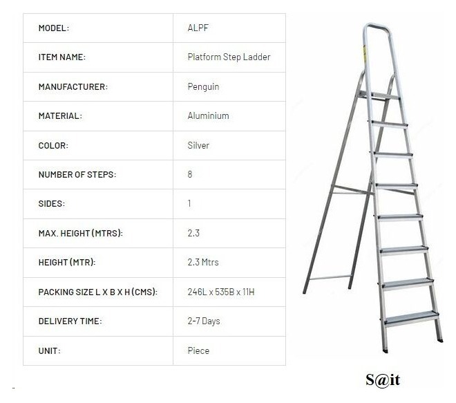 Ladder Aluminum 8 Step
