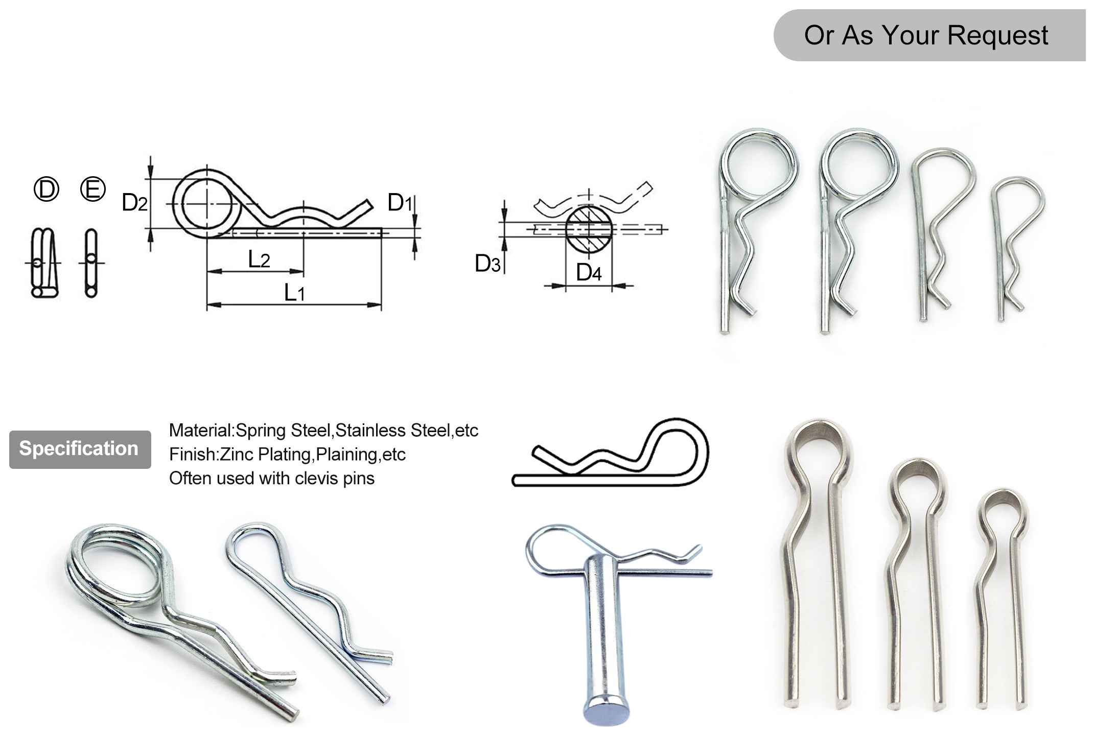 R Clip Pin