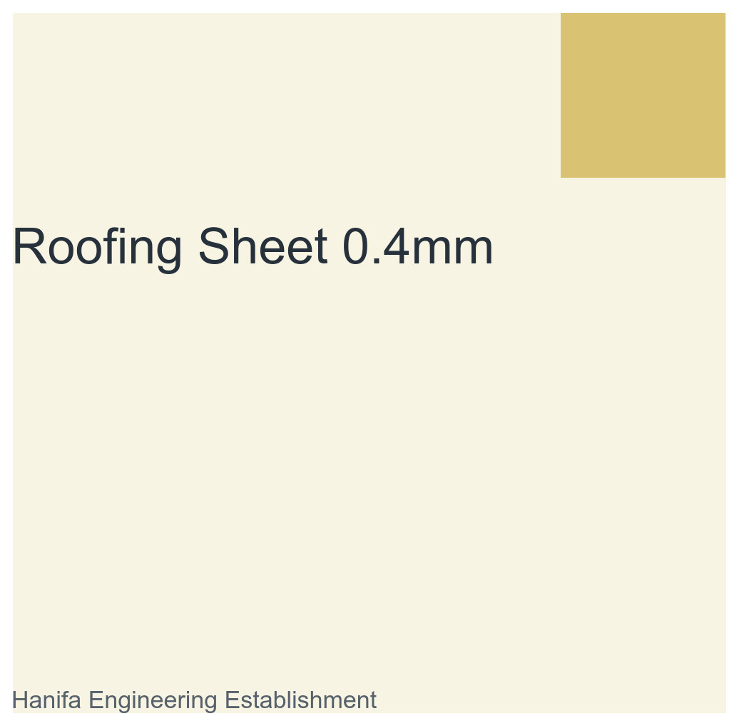 Roofing Sheet 0.4mm